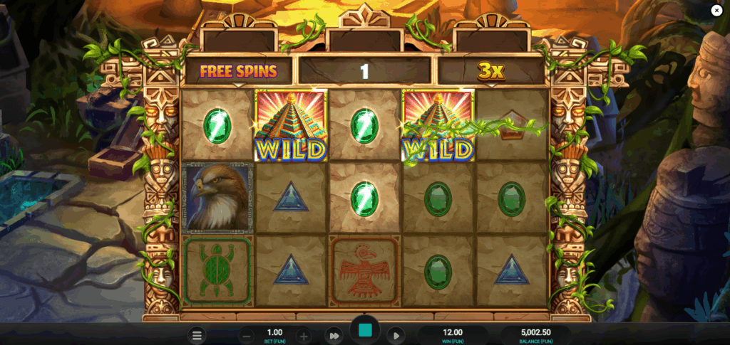 Masked Treasures Free Spins Mode