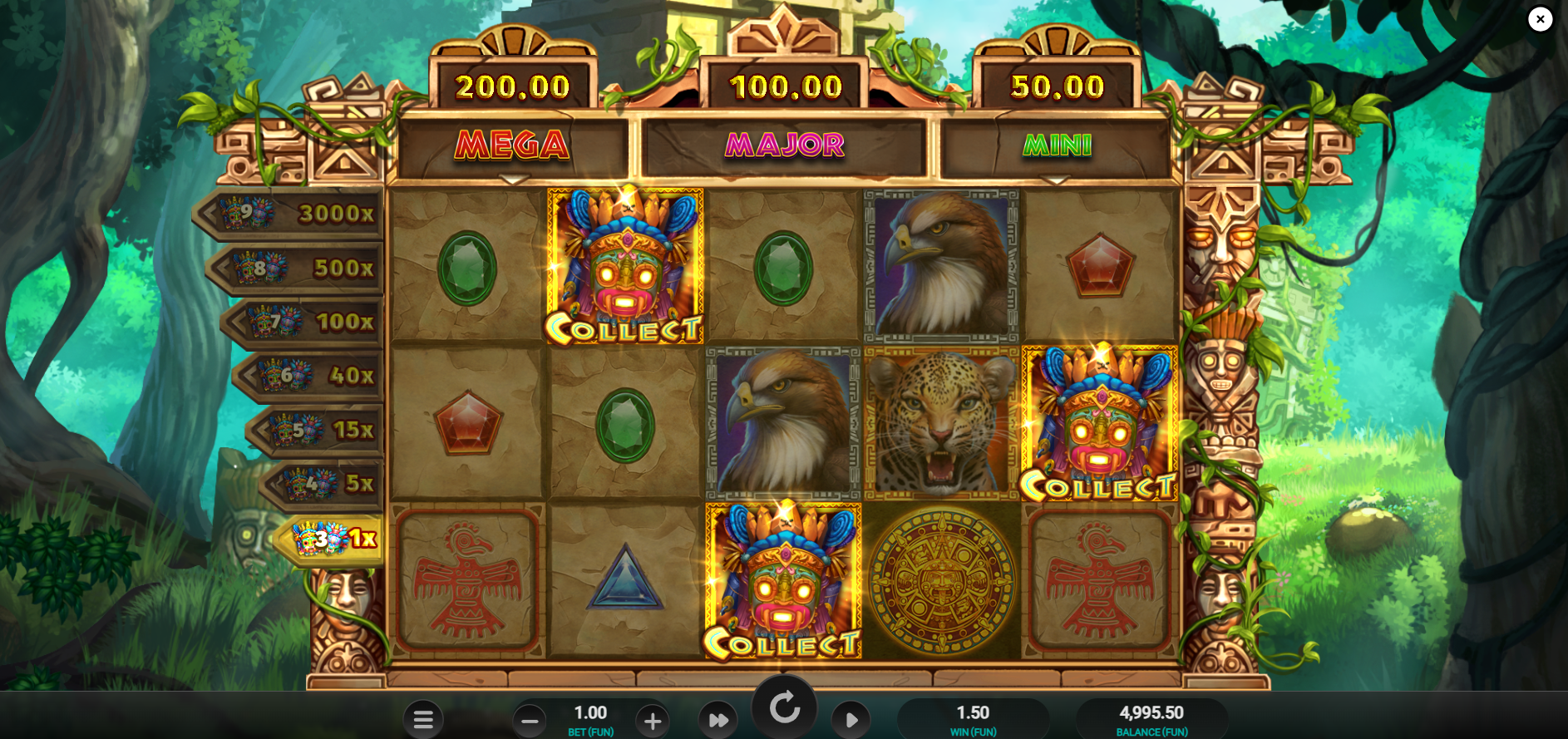 Masked Treasures Ladder Feature