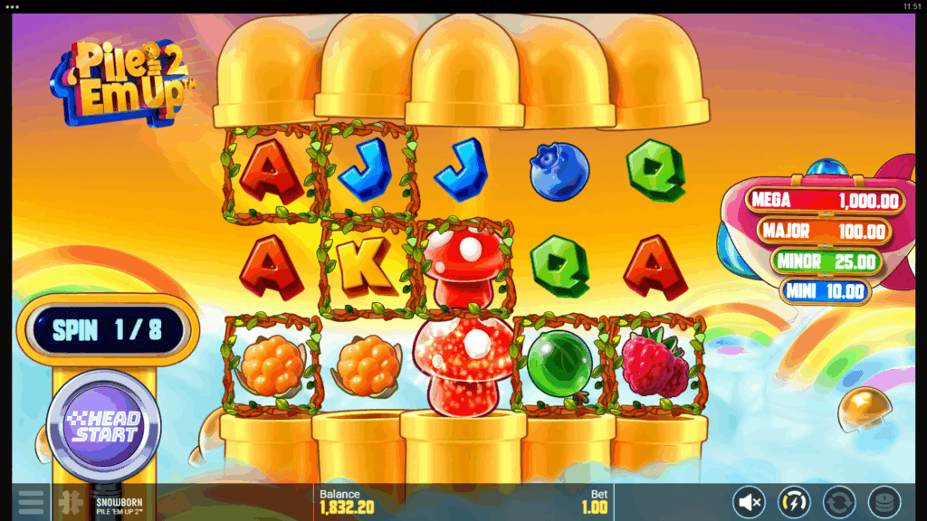 Pile 'Em Up 2 Free Spins