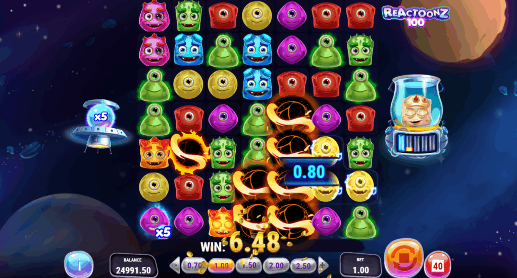 Reactoonz 100 Quantum Charge Meter (Implosion)