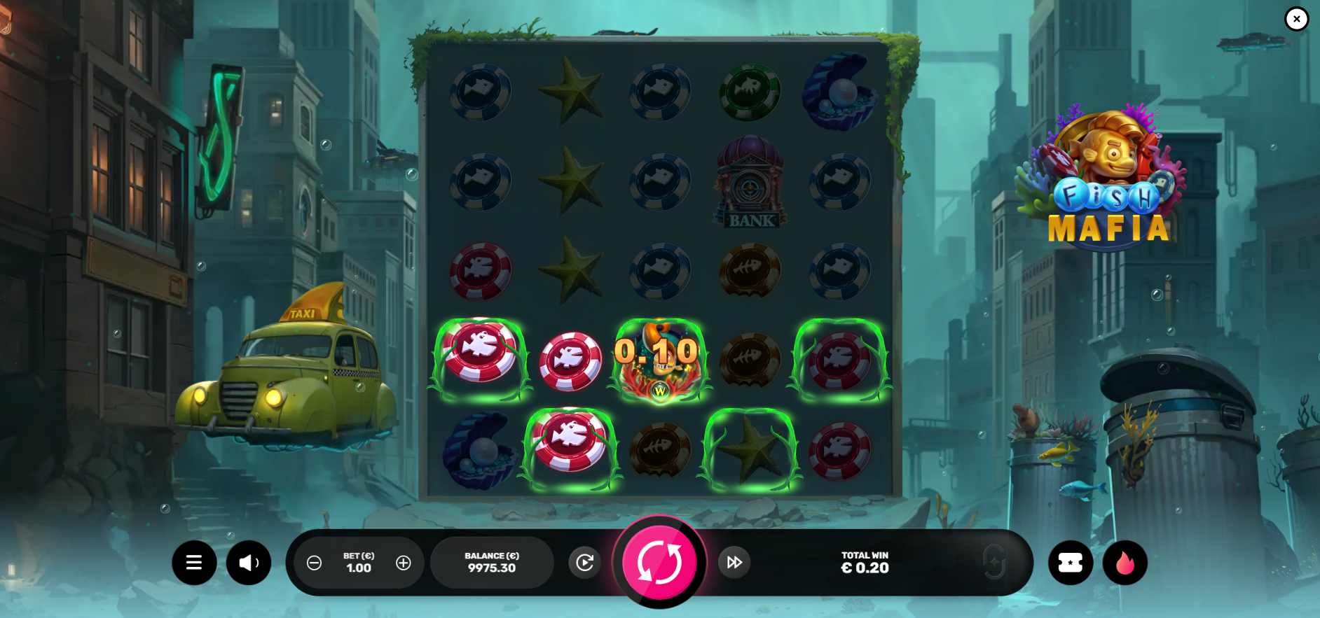 Wins Trigger When 3-5 Matching Symbols Land on Connecting Pay Lines on Reels 1-5