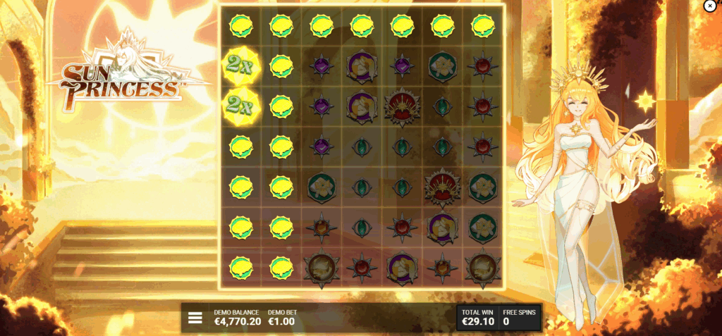 Sun Princess - Sunfire Palace Free Spins