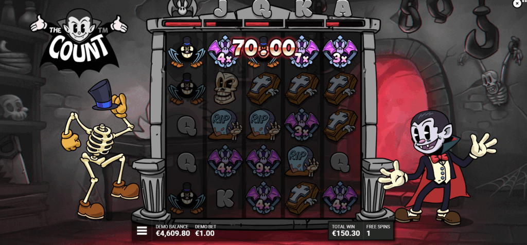 The Count Rest in Pieces Free Spins