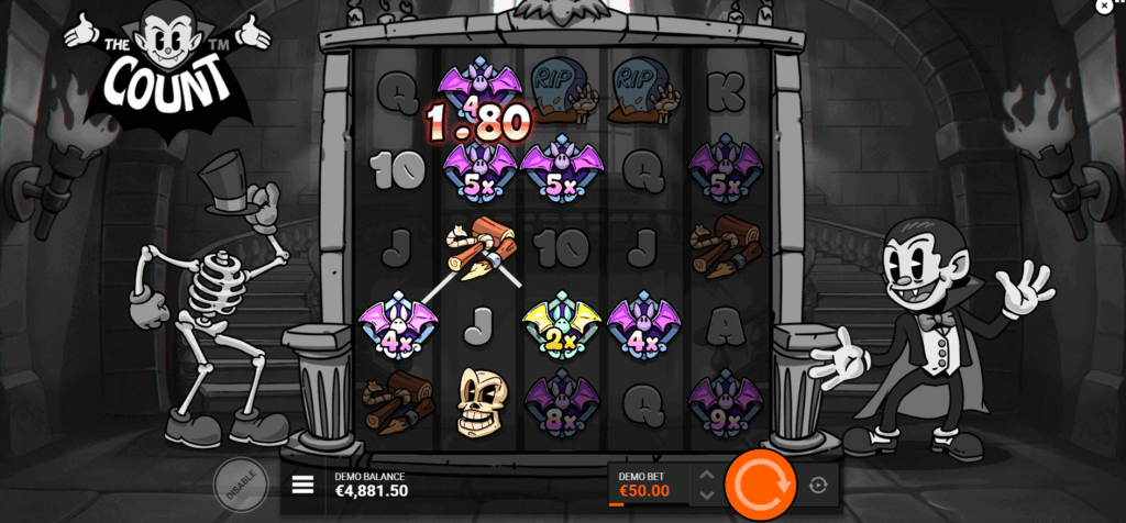 The Count Wild & Epic Wild Bat Features