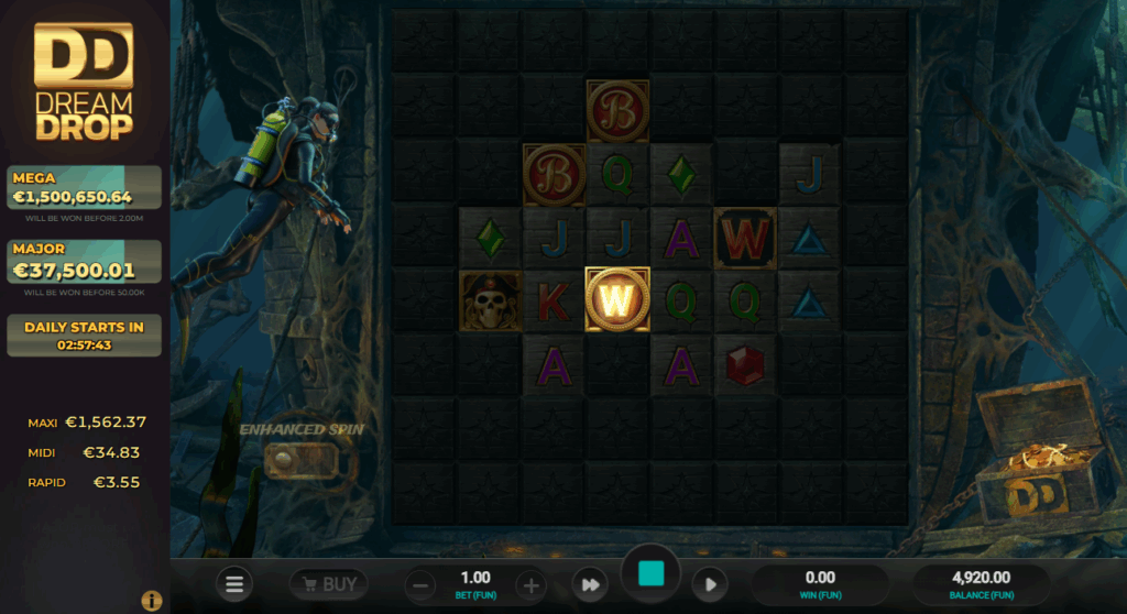 Treasure Tumble Dream drop Compass Wild Respin