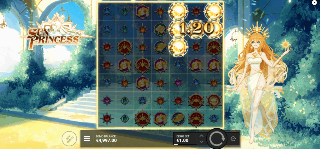 Winning Clusters Occur When 5 or More Symbols Appear on the Grid