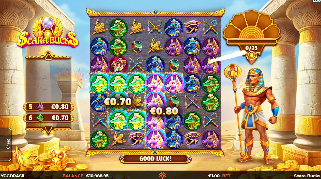 Winning Clusters Occur When 5 or More Symbols Connect Horizontally or Vertically in a Spin