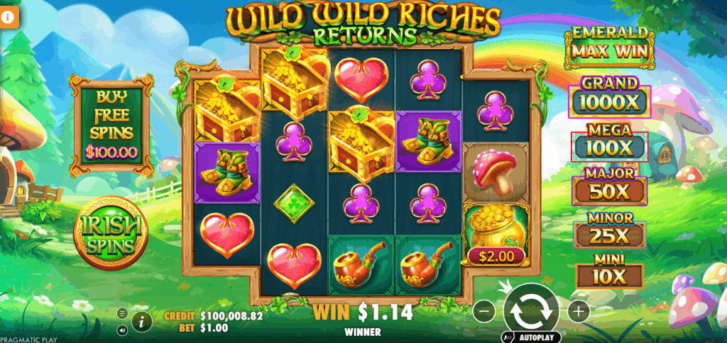 Winning Combinations Occur When 3-5 Symbols Land on Reels 1-5