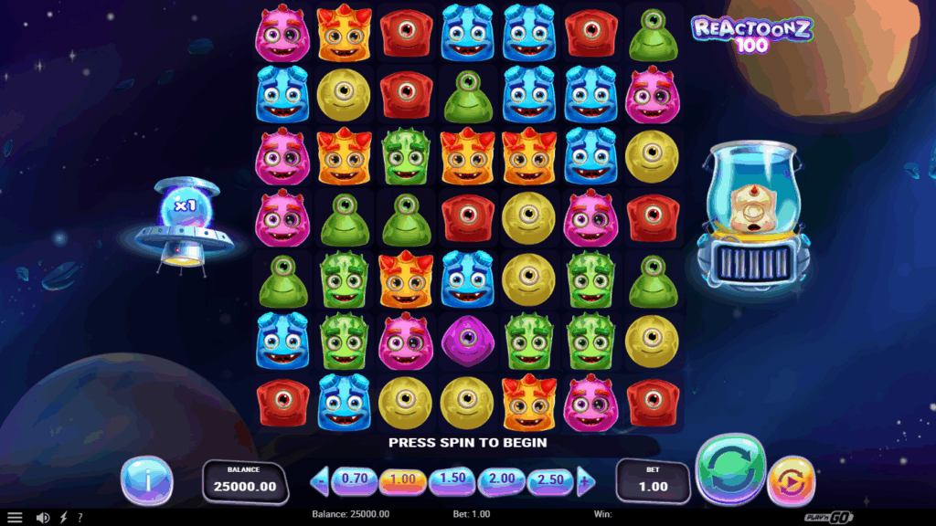 Reactoonz 100 Base Game