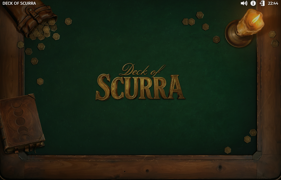 Deck of Scurra Welcome Page