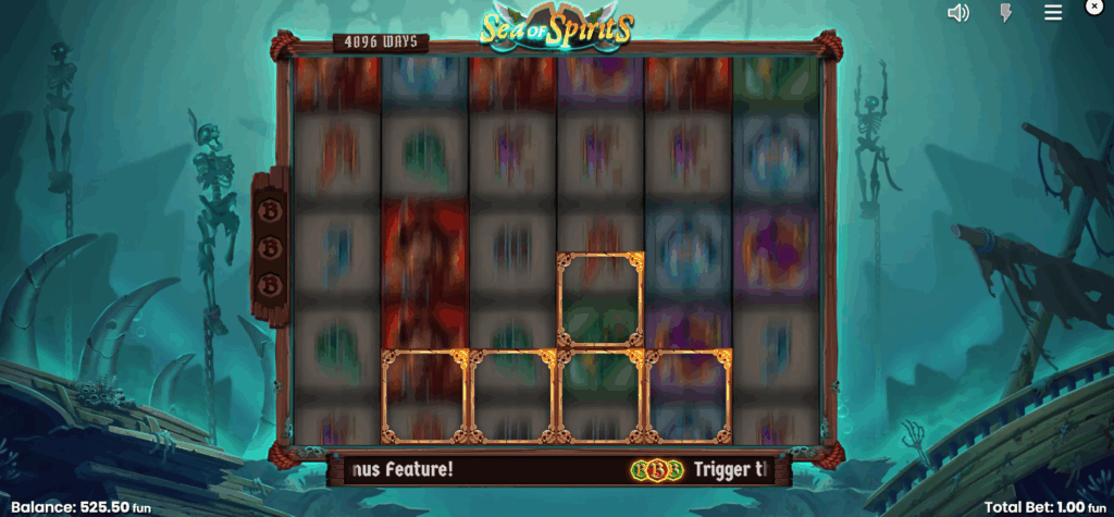Bronze, Silver, or Gold Frames Can Appear on Random Reel Positions During Spins