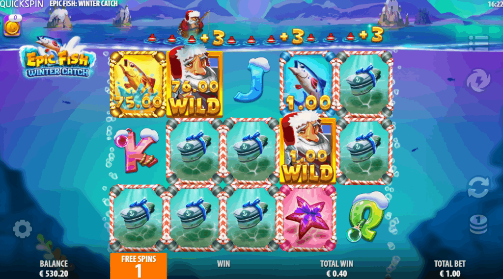 Epic Fish Winter Catch Golden Fish Symbol