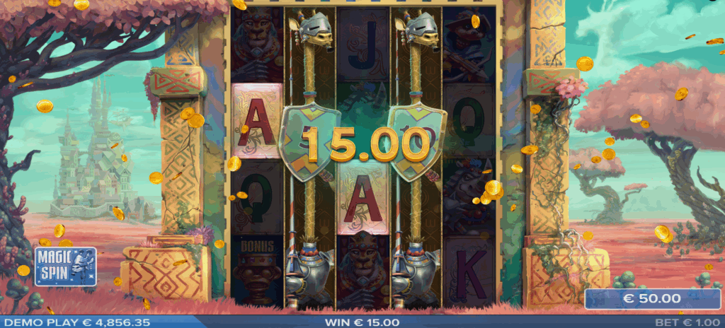 Expanding Wilds Act as Wilds With Random Win Multipliers & Guaranteed Respins