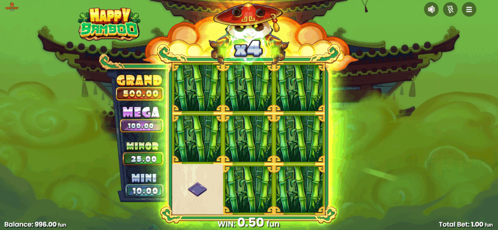 Happy Bamboo Hold & Respin Bonus