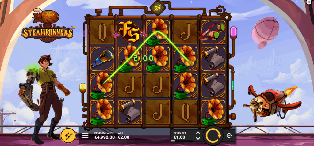 Landing 3 or More Identical Symbols on Connecting Pay Lines Triggers Winning Payouts