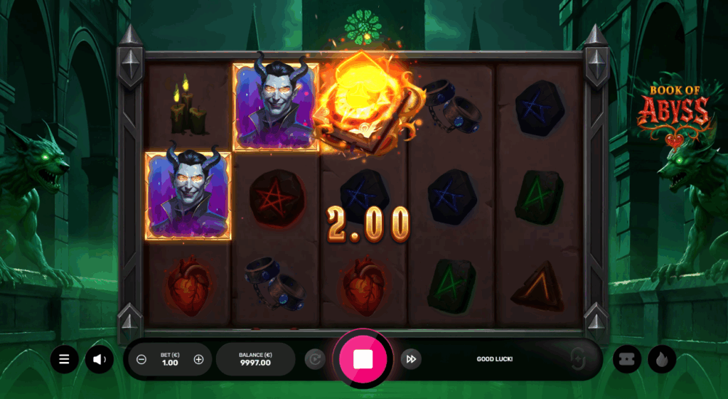 Winning Symbols Occur on Reels 1-5 Throughout Spins