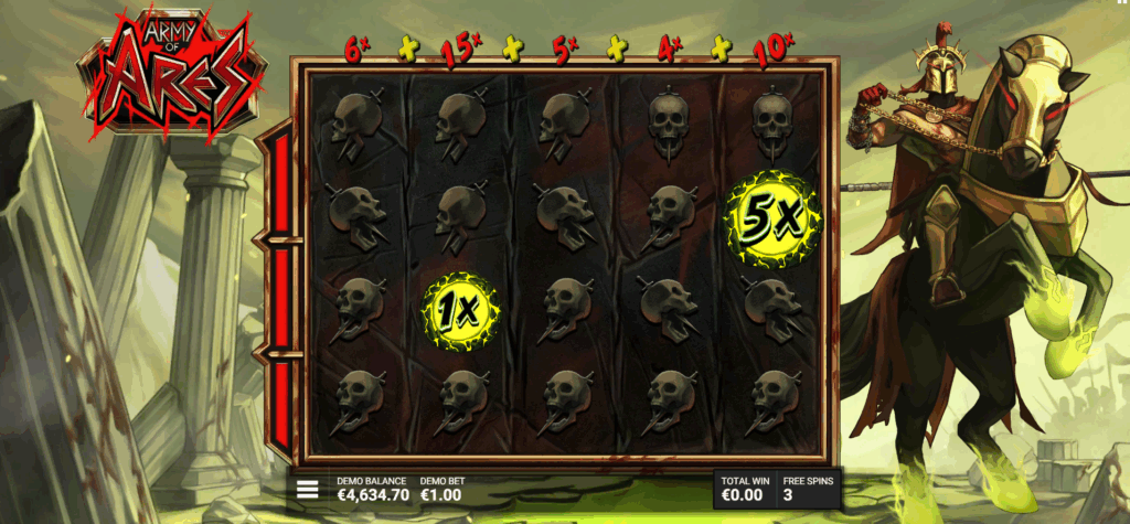 Army of Ares Wrath and Ruin Bonus