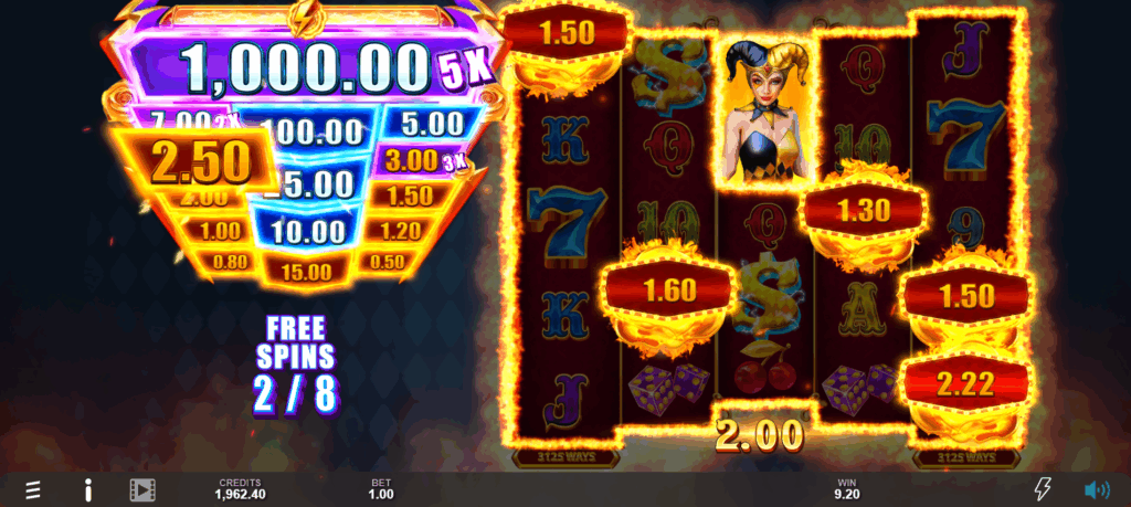 Fire and Roses Gold Blitz Fortune Tower Free Spins