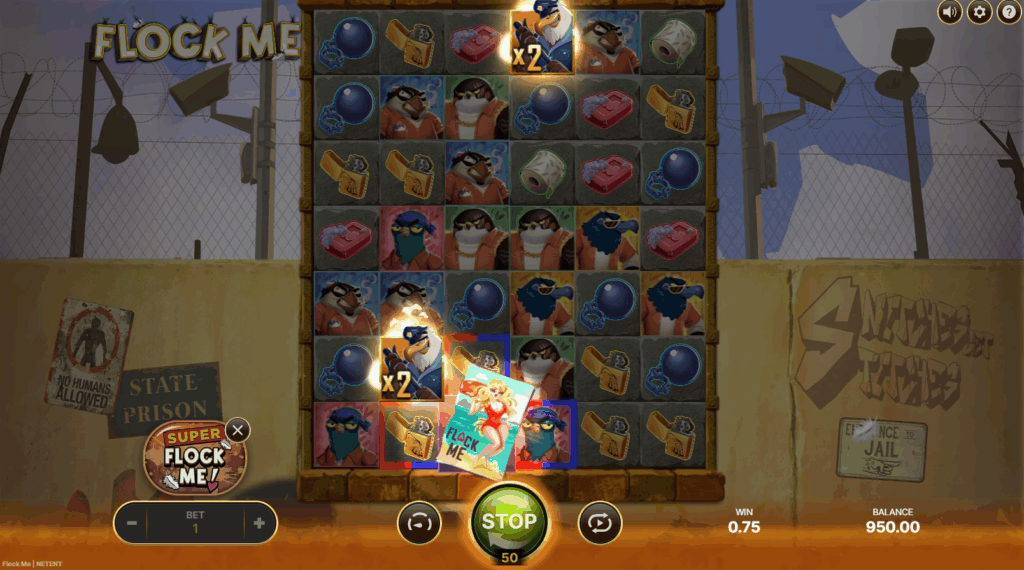 Flock Me Symbols Pull Multiplier Wilds to Adjacent Positions on the Grid