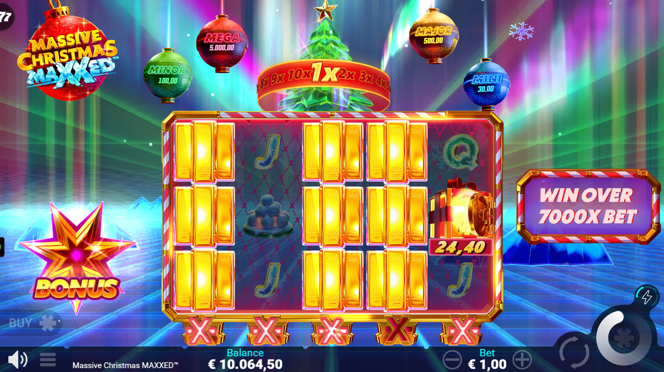 Having a Collect Symbol on Reel 5 Will Gather All Cash Prize & MaXXed Symbols in View