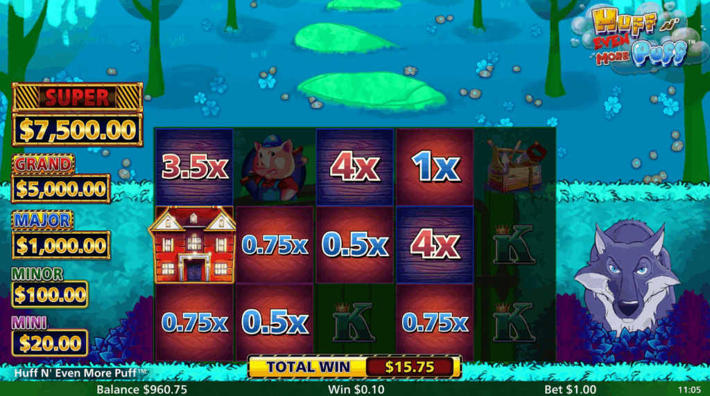 Huff n' Even More Puff Free Spins