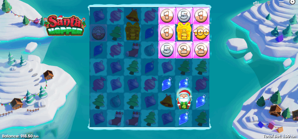 Santa Hopper Instant Prize Win