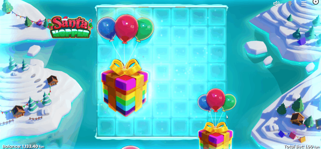 Santa Hopper Jingle Drop feature
