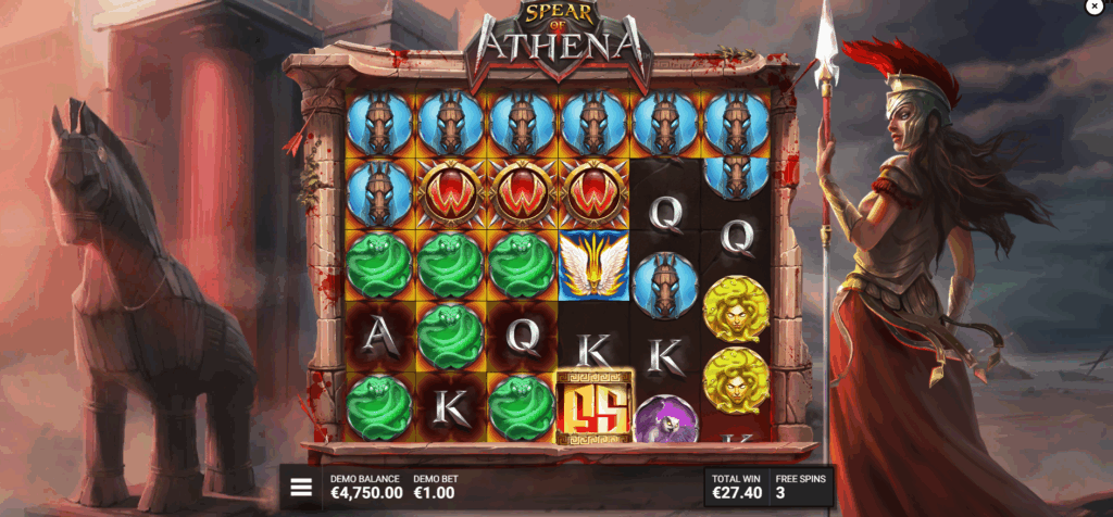 Spear of Athena Siege of Troy Free Spins