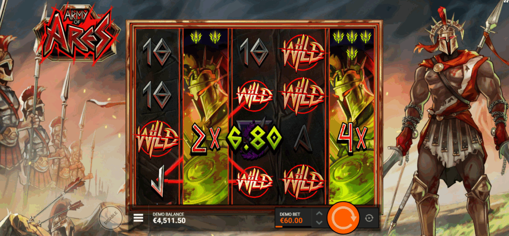 Wrath Symbols Expand to Fill Entire Reels, Awarding a Random Multiplier Between x1 and x300