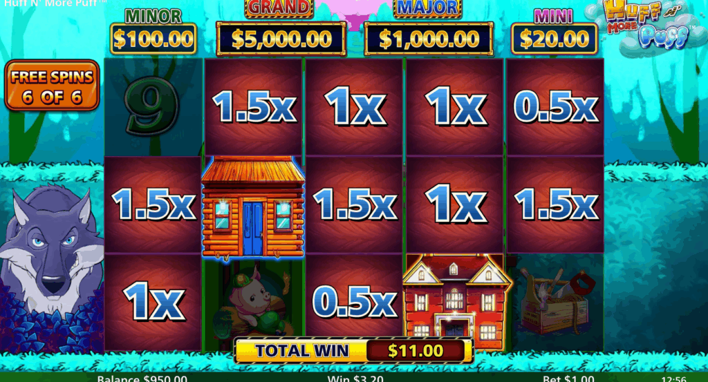 Huff n' More Puff Free Spins