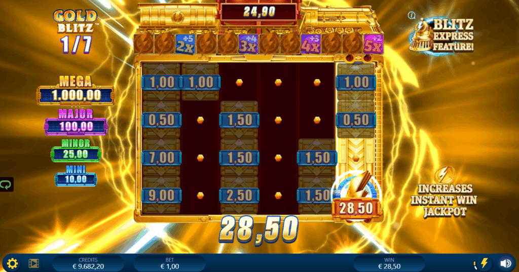 Gold Blitz Express Gold Blitz Feature