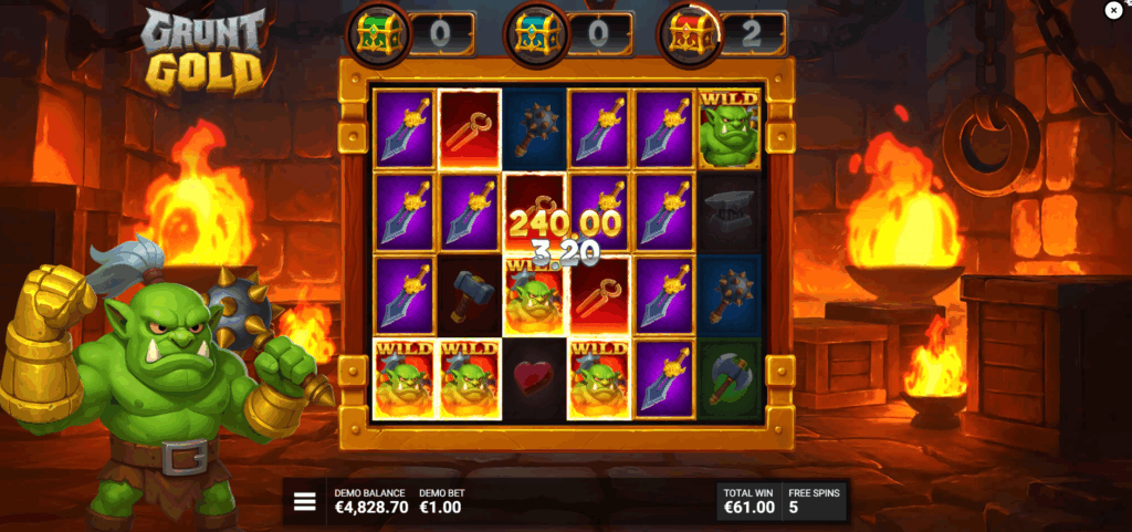 Grunt Gold Endless Hoard Free Spins