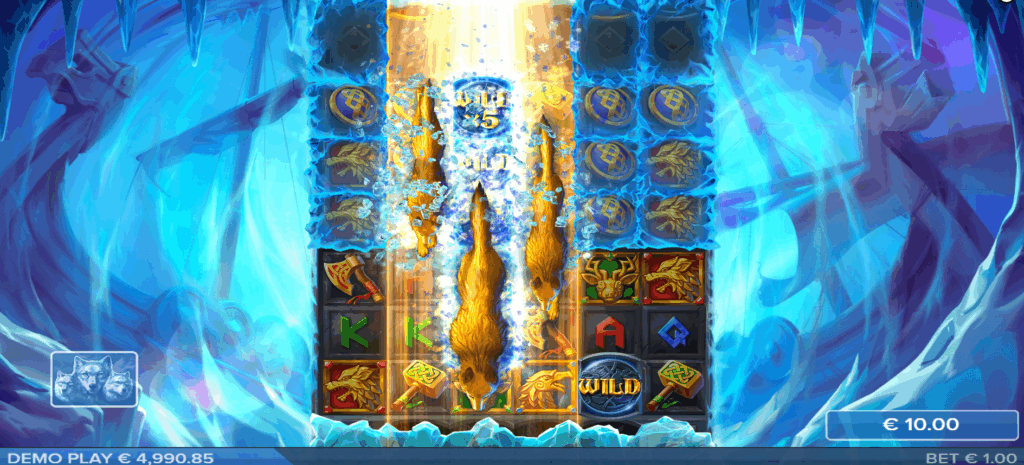 Ice Wolf 2 Golden Wolf Feature