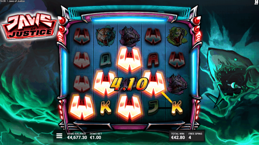 Jaws of Justice Chompocalypse Free Spins