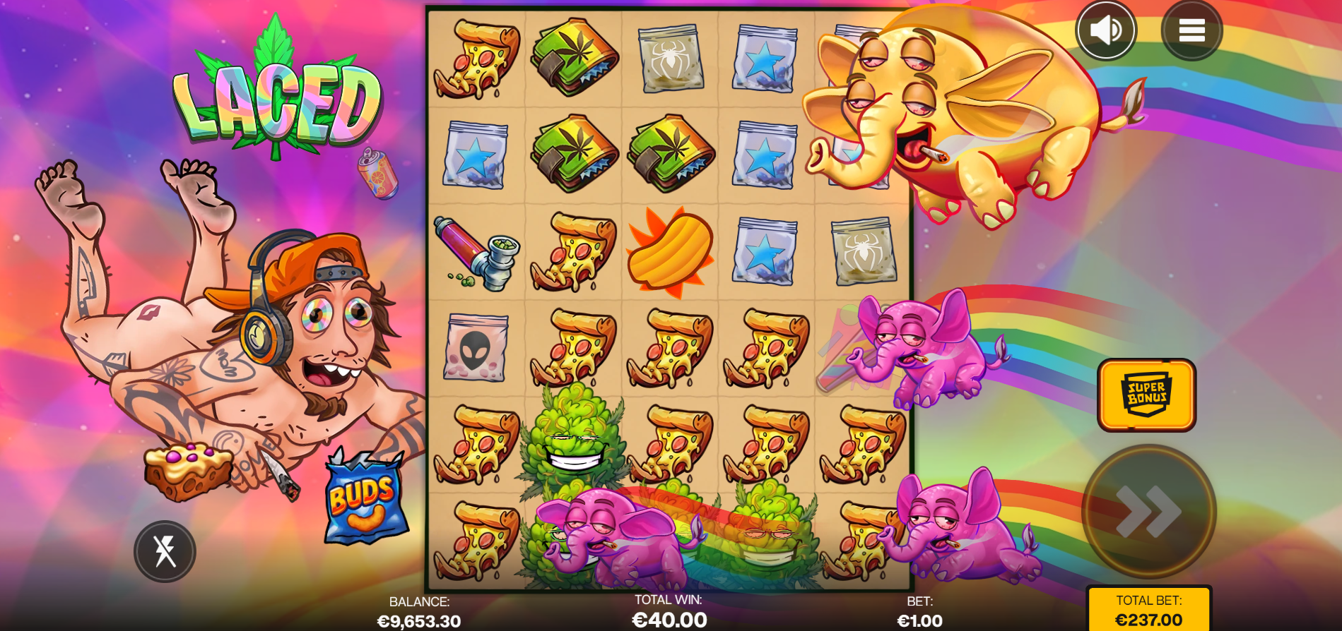 Laced Super Free Spins