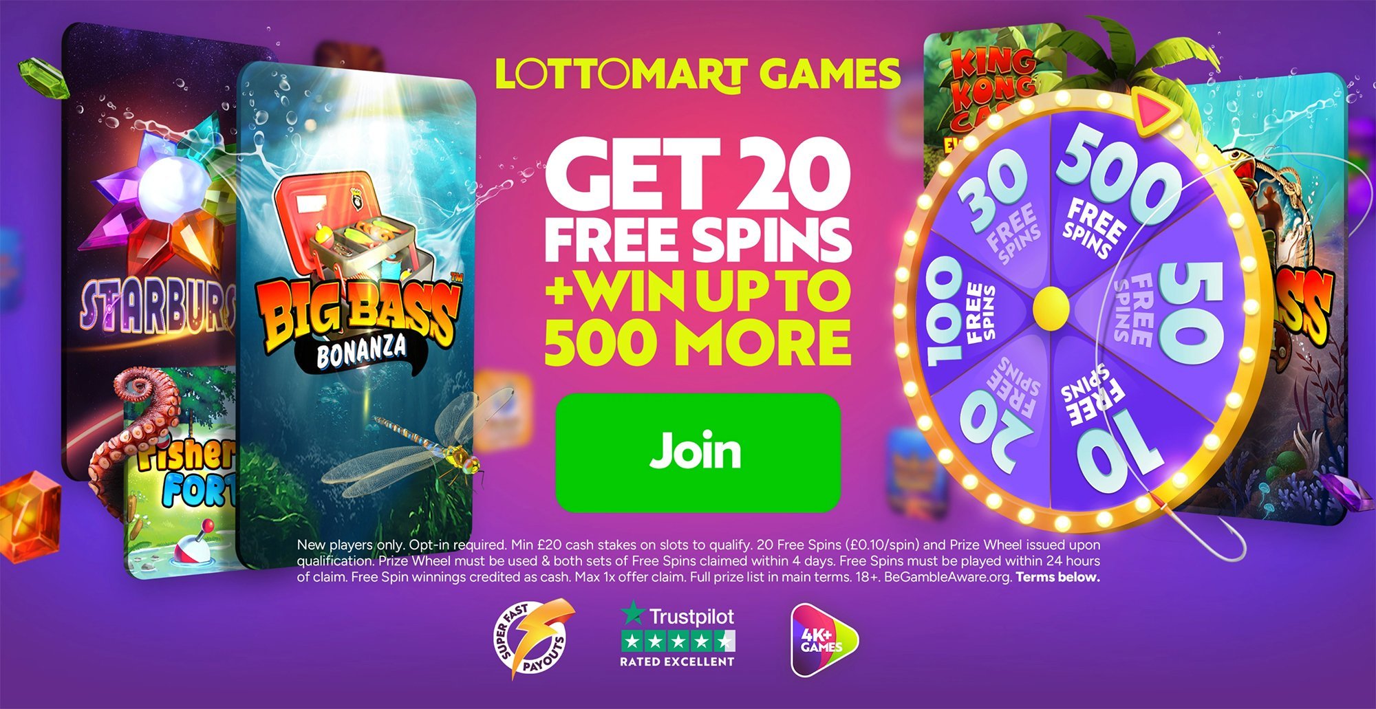 Lottomart Welcome Bonus