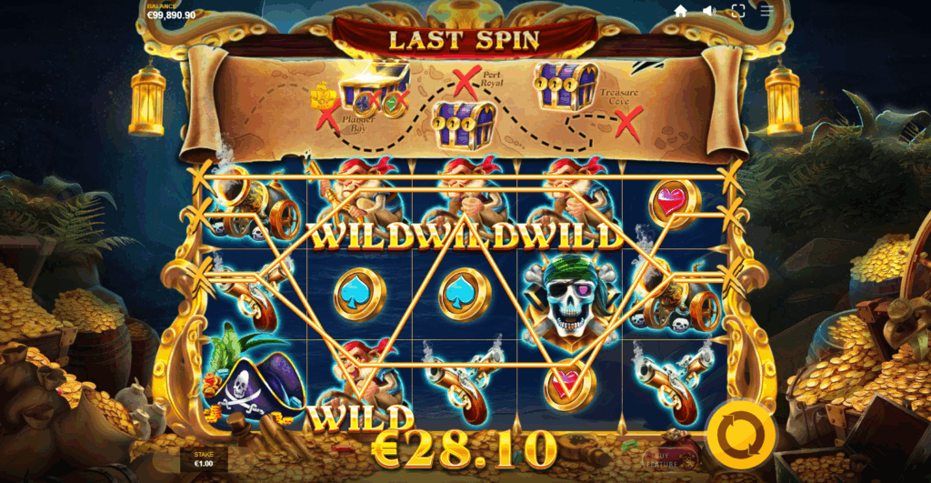 Pirates' Plenty Treasures of the Sea Free Spins