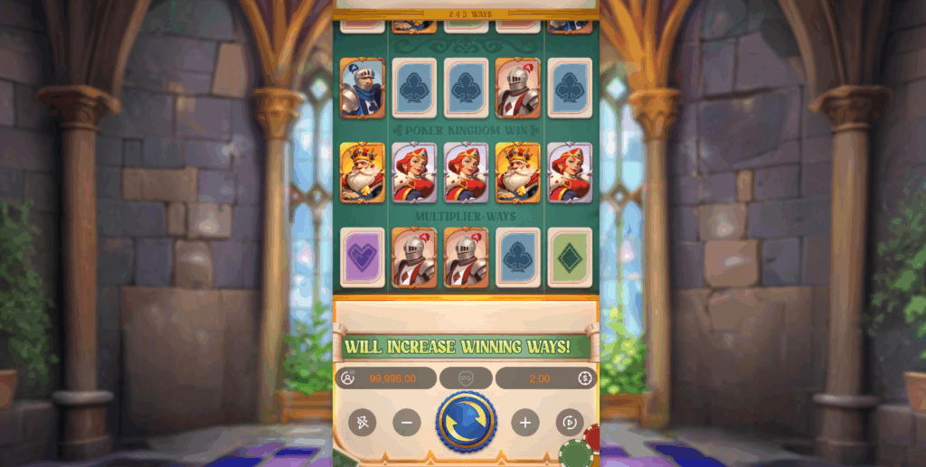 Poker Kingdom Win Base Game