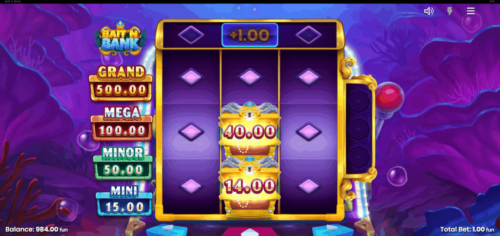 Bait n Bank Bonus Game