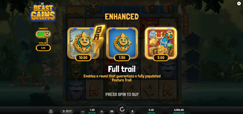 Beast Gains Enhanced Bets & Bonus Buy Options