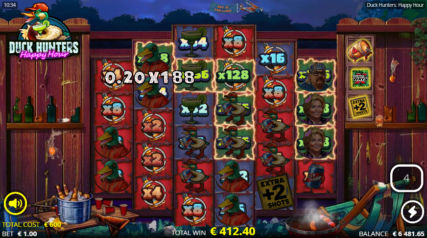 Duck Hunters Happy Hour Big Game Spins