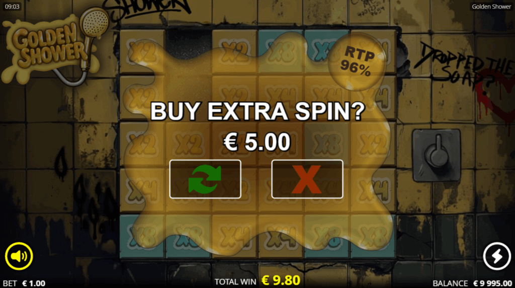 Golden Shower Extra Spin Option