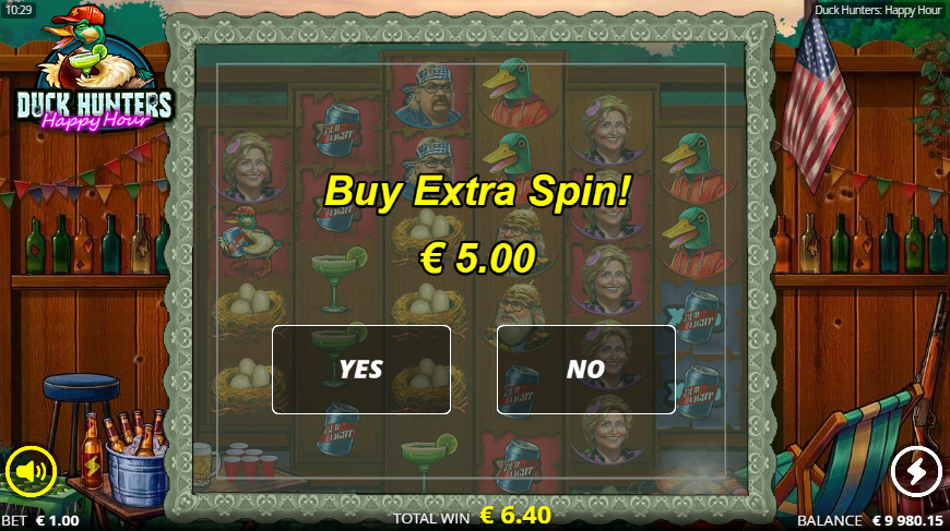 If a Win is Less Than or Equal to the Previous Spin, the Extra Spin Option Will Appear