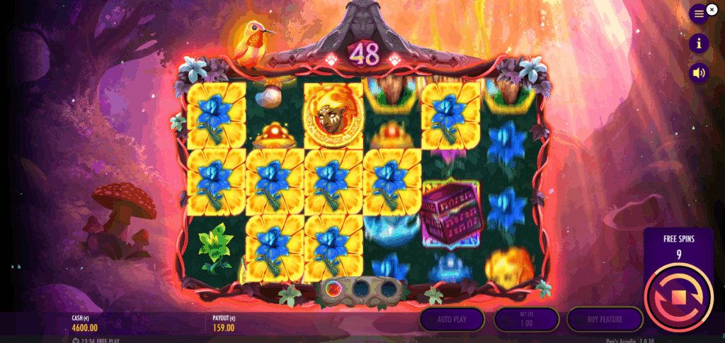 Pan's Arcadia Free Spins