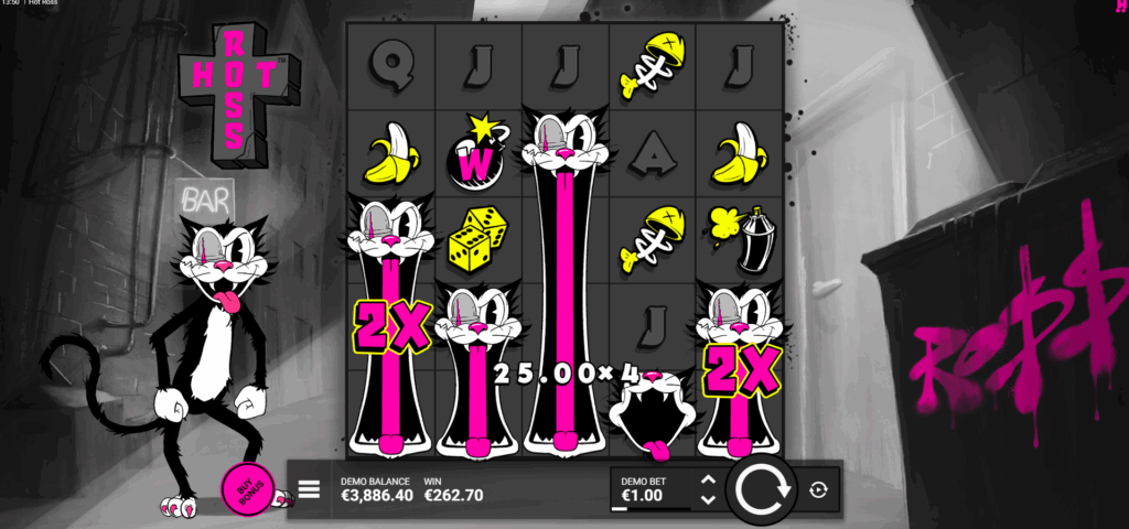 Ross & Hot Ross Symbols Expand Downwards to Cover All Reel Positions