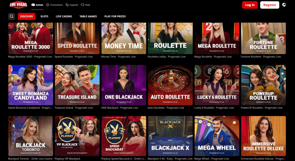 los vegas live casino