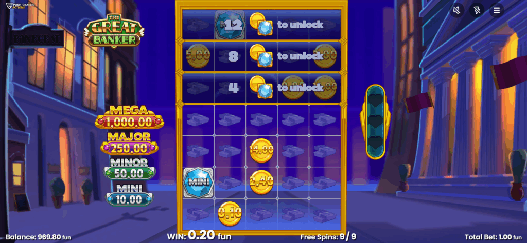 The Great Banker Hold & Win Bonus