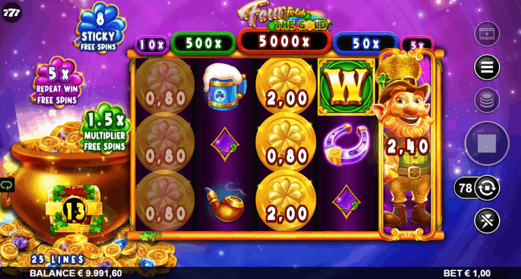 Trigger Symbols on Reels 1 & 5 Collect Prize Symbols From the Reels