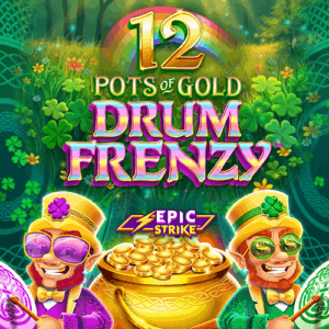 12 Pots of Gold Drum Frenzy Logo