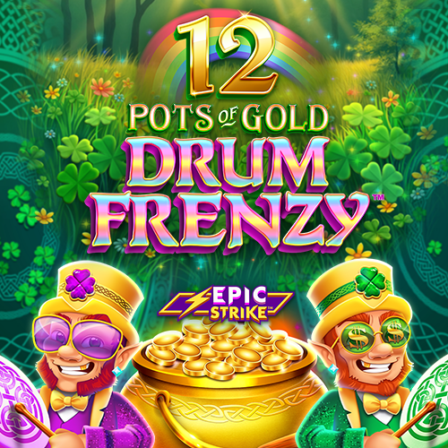 12 Pots of Gold Drum Frenzy Logo